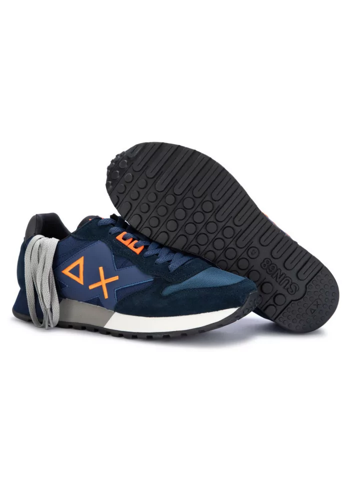 SUN68 | SNEAKERS JAKI FLUO BLU NAVY Affare Del Giorno
