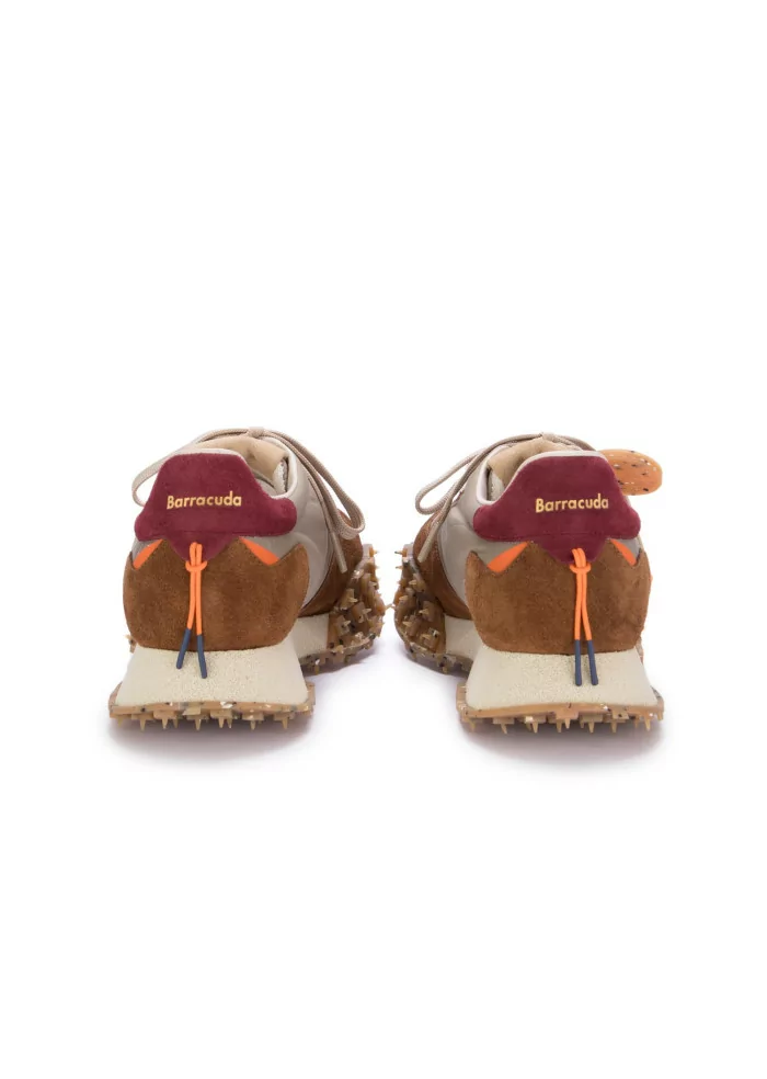 BARRACUDA | SNEAKERS CAMOSCIO NYLON MARRONE TORTORA Presa