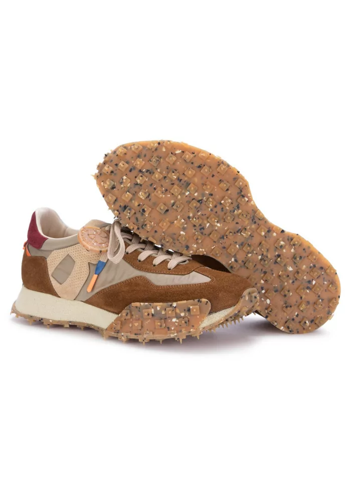 BARRACUDA | SNEAKERS CAMOSCIO NYLON MARRONE TORTORA Presa