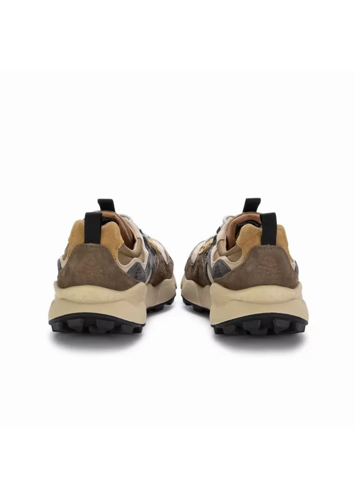 FLOWER MOUNTAIN | SNEAKERS YAMANO 3 CAMOSCIO NYLON MARRONE Sconto