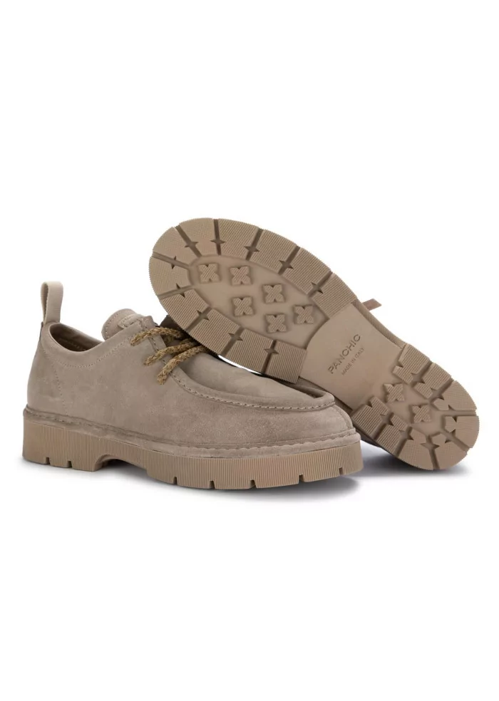 PANCHIC | SCARPE BASSE CAMOSCIO GRIGIO TORTORA Spedizione Gratuita