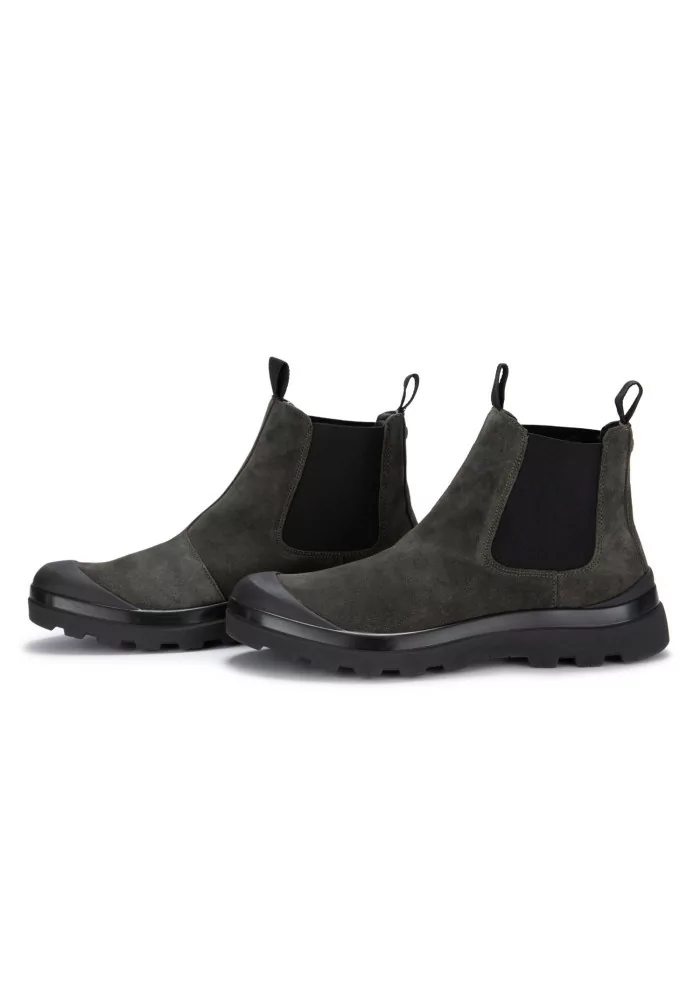PANCHIC | STIVALETTI CHELSEA CAMOSCIO GRIGIO SCURO Vendita Calda