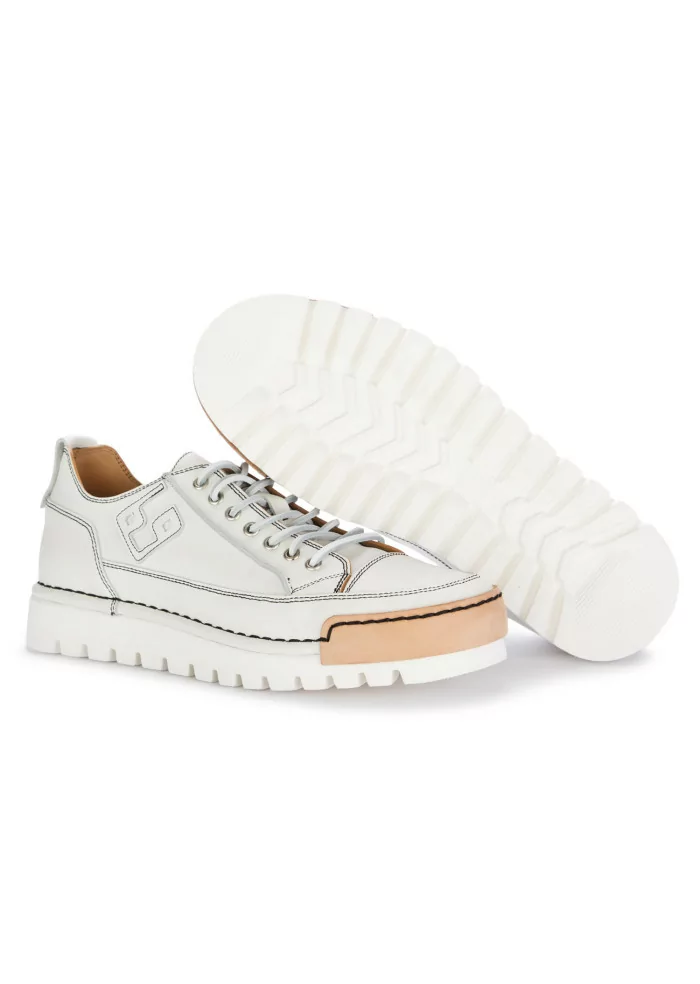 BNG REAL SHOES | SNEAKERS LA VINTAGE PELLE BIANCO Vendita Economica