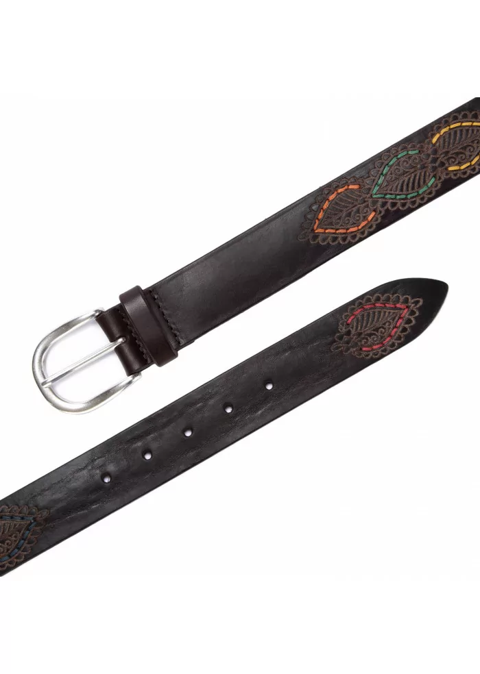ORCIANI | CINTURA BULL GAUCHO CUOIO MARRONE Vendite Flash