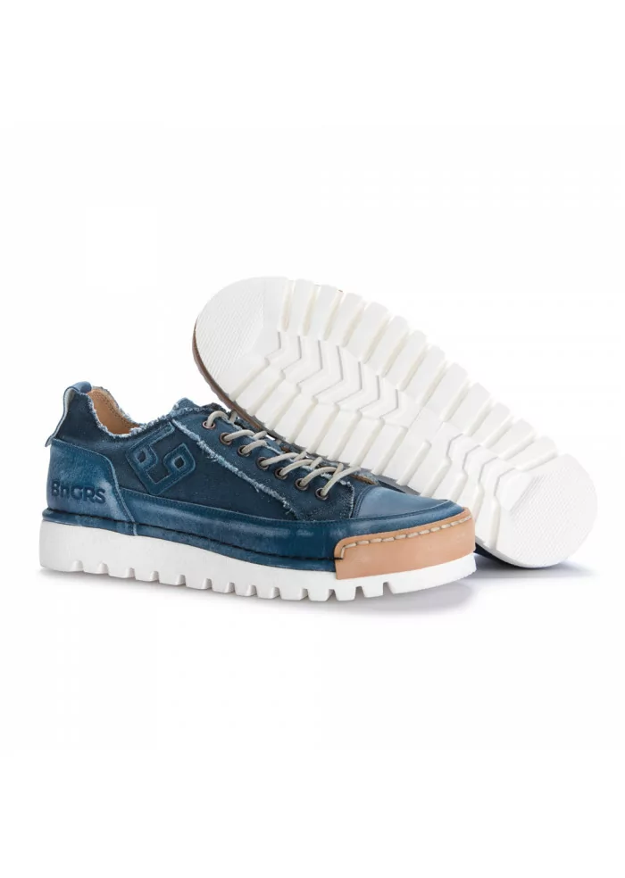 BNG REAL SHOES | SNEAKERS "LA JEANS" CANVAS BLU Negozio