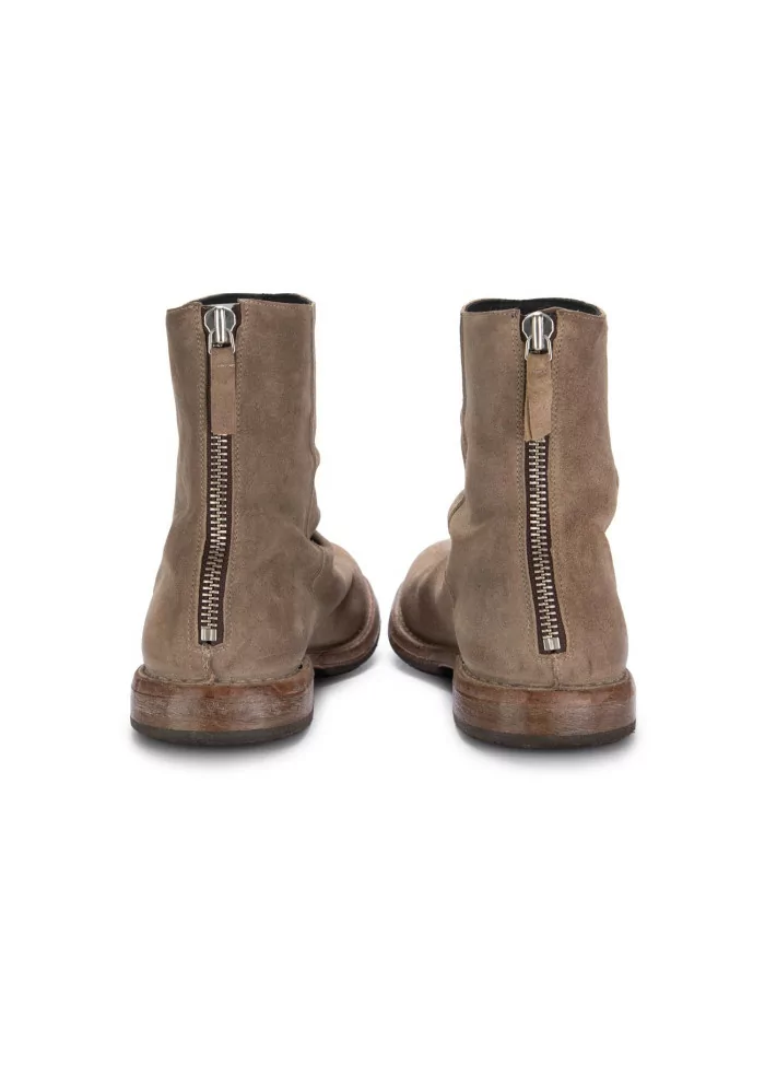 MOMA | STIVALETTI PELLE CAMOSCIO ZIP BEIGE Moda