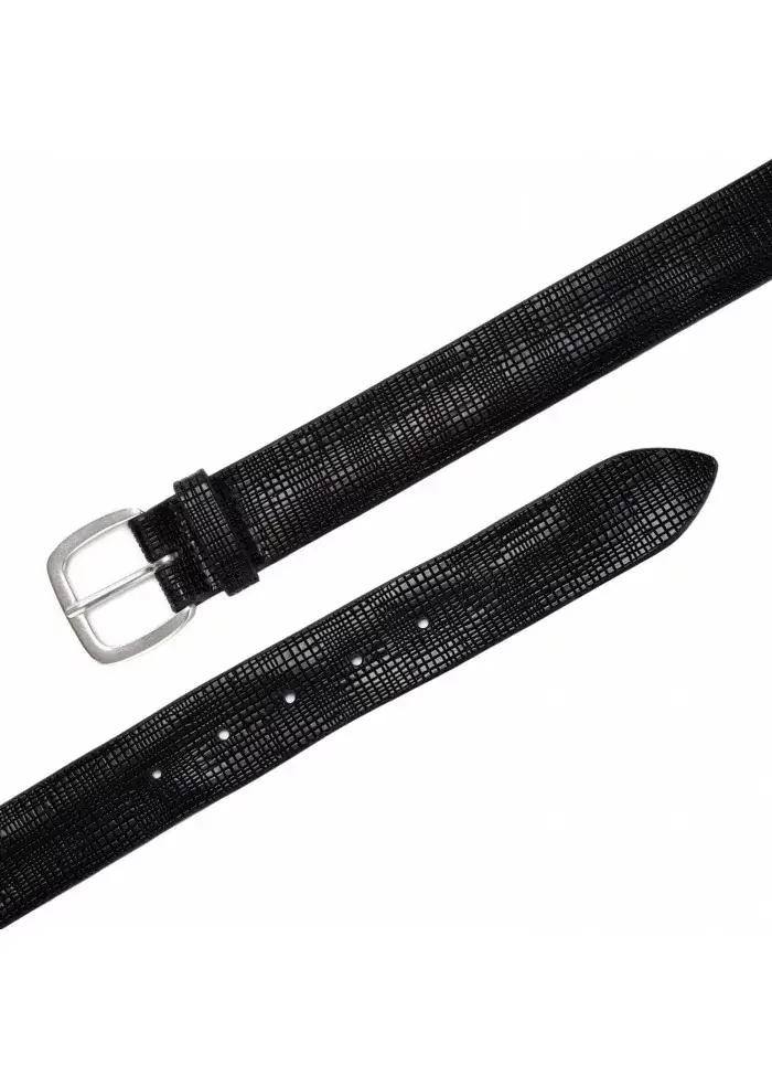 ORCIANI | CINTURA PELLE LASERATA CROSS NERO Economico