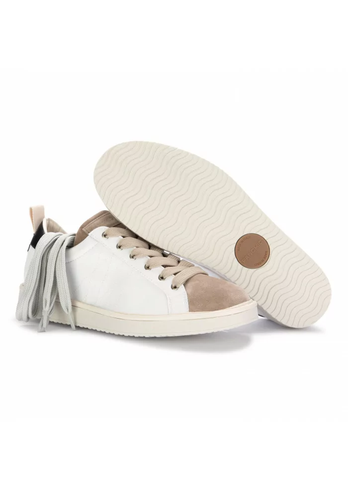 PANCHIC | SNEAKERS ECO-PELLE BIANCO BEIGE Nuovo