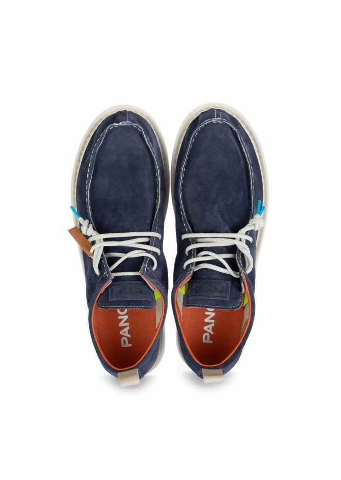 PANCHIC | SCARPE ALLACCIATE CAMOSCIO BLU Qualità