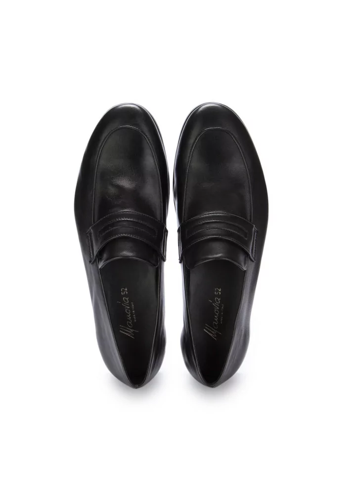 MANOVIA 52 | MOCASSINI PELLE NAPPA NERO Promozione