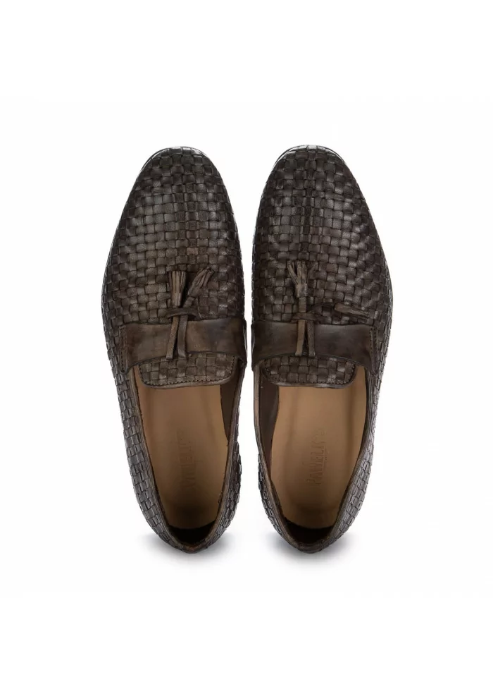 PAWELK'S | MOCASSINI INTRECCIO TUFF PELLE MARRONE Pezzi Unici