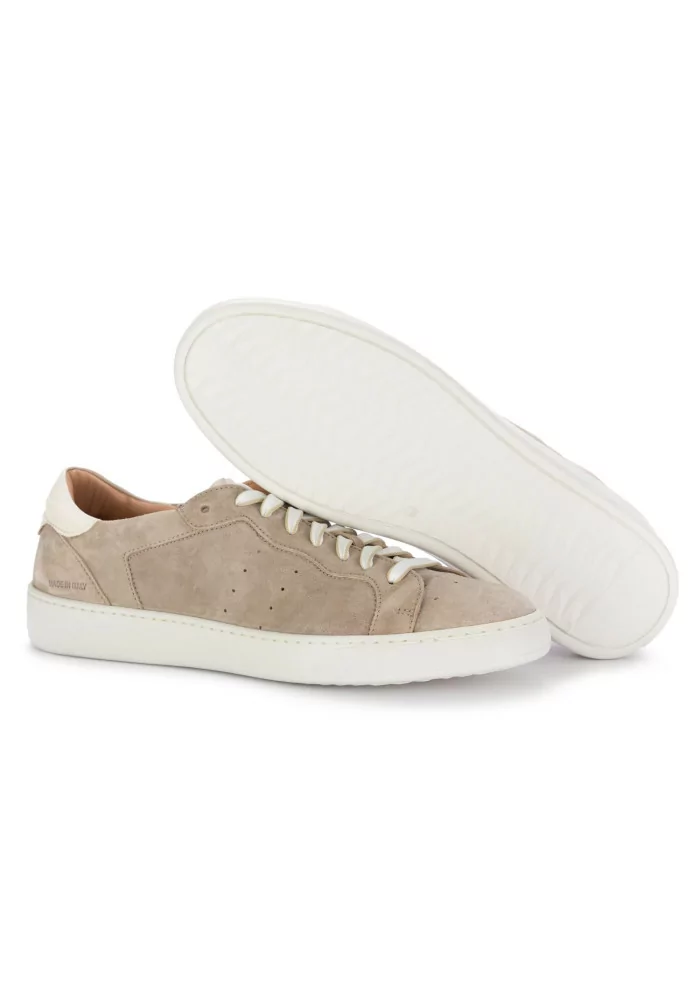MANOVIA 52 | SNEAKERS WATER PELLE SCAMOSCIATA BEIGE Qualità Garantita