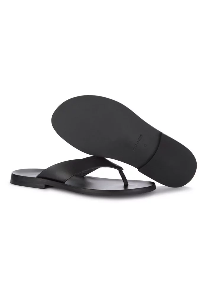 MANOVIA 52 | SANDALI INFRADITO PELLE NERO Negozi Online