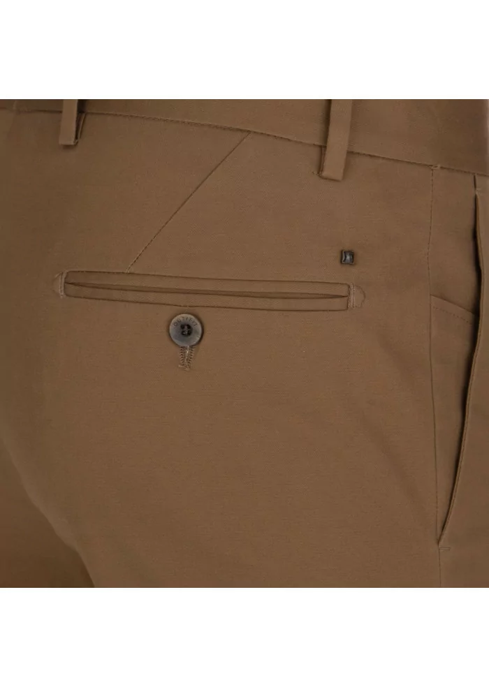 OUT/FIT | PANTALONI SOLDI COTONE MARRONE TABACCO Consegna Veloce