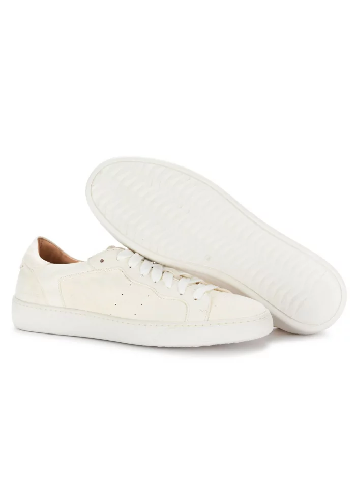 MANOVIA 52 | SNEAKERS WATER PELLE SCAMOSCIATA BIANCO Negozio