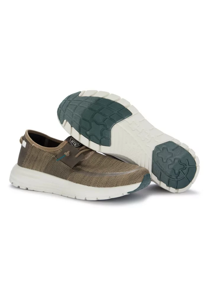HEY DUDE SHOES | SNEAKERS SIROCCO MARRONE Fino Al -60%