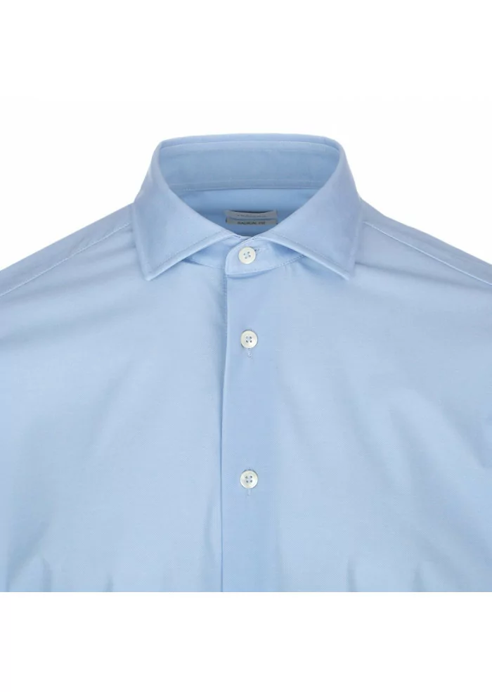 TRAIANO | CAMICIA ROSSINI RADICAL FIT AZZURRO Vendite Flash