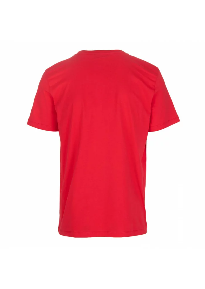 DONDUP | T-SHIRT REGULAR LOGO ROSSO In Saldo
