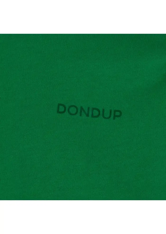 DONDUP | FELPA REGULAR LOGO VERDE Moda