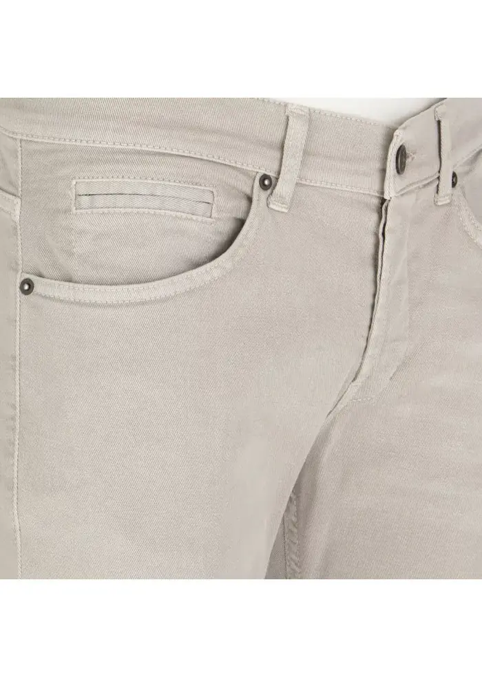 DONDUP | JEANS GEORGE SKINNY STRETCH BEIGE Nuovo
