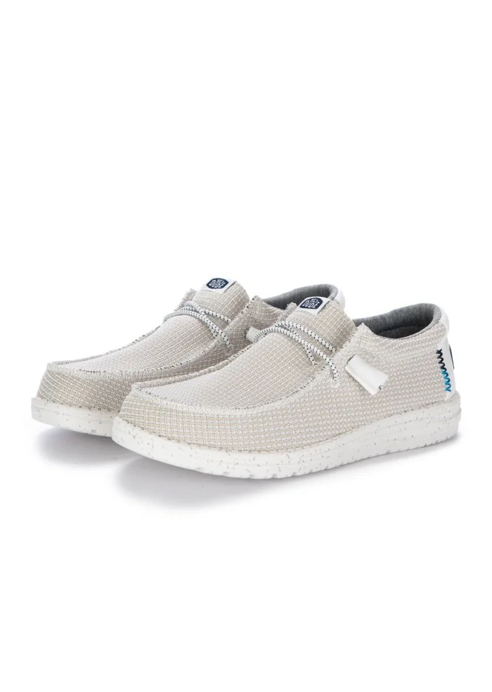 HEY DUDE | SCARPE BASSE WALLY SPORT MESH BIANCO Promozione