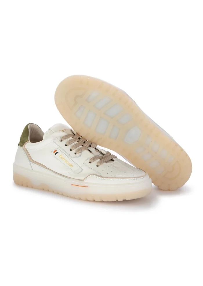BARRACUDA | SNEAKERS EARVING BIANCO BEIGE VERDE Pezzi Unici