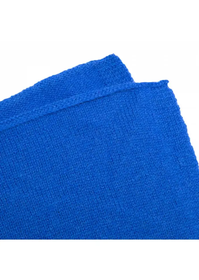 RIVIERA CASHMERE | SCIARPA RASATA CASHMERE BLU Shopping Online