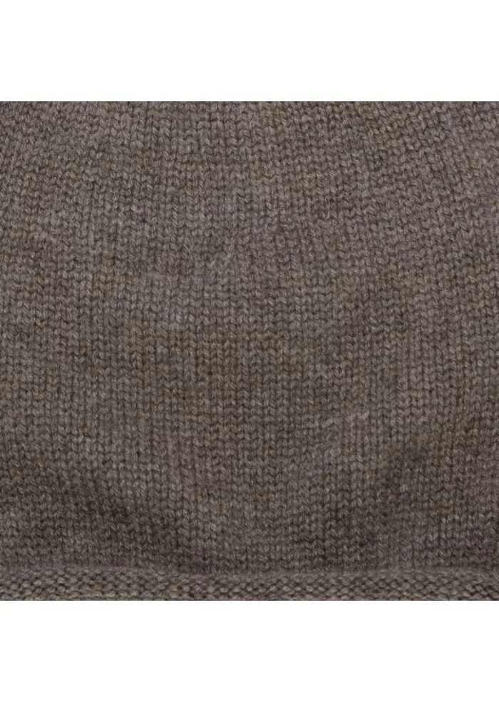 RIVIERA CASHMERE | BERETTO CASHMERE RASATO MARRONE Prezzo Ridotto