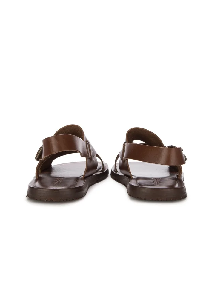 CUOIERIA TOSCANA | SANDALI INCROCIATI MARRONE Offerta
