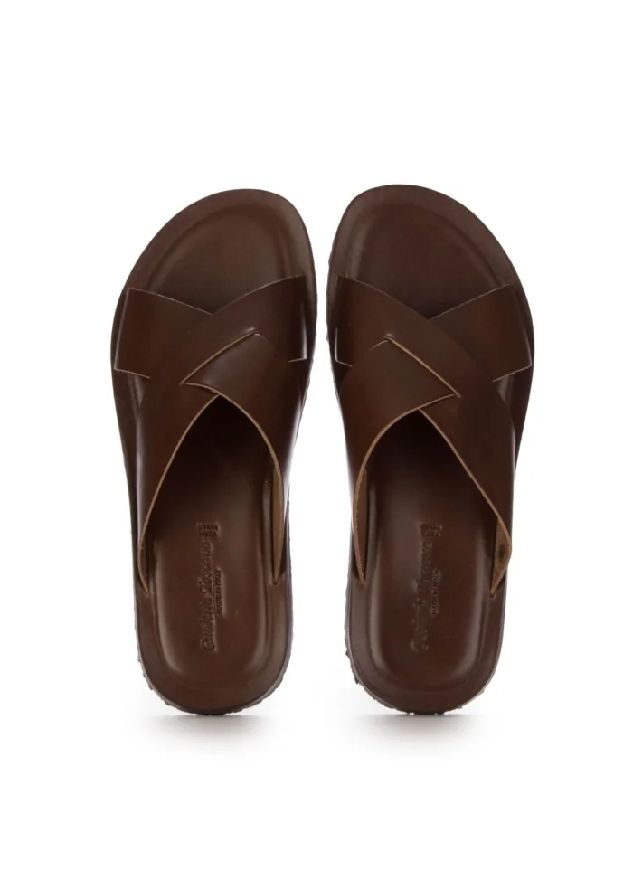CUOIERIA TOSCANA | SANDALI DIVE COGNAC MARRONE Outlet