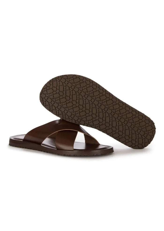 CUOIERIA TOSCANA | SANDALI DIVE COGNAC MARRONE Outlet
