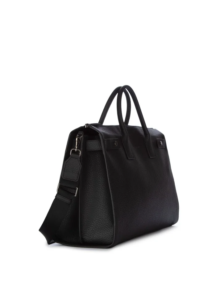 GIANNI CHIARINI | BORSA A MANO CON TRACOLLA NERO Saldi