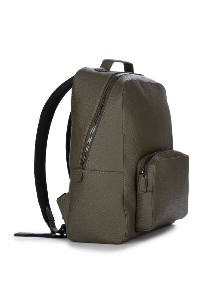 GIANNI CHIARINI | ZAINO PELLE MARTELLATA VERDE MILITARE Offerte