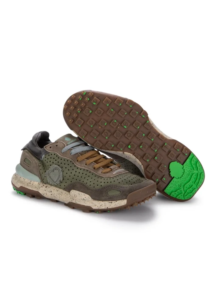 SATORISAN | SNEAKERS CHACRONA VERDE MARRONE 2025