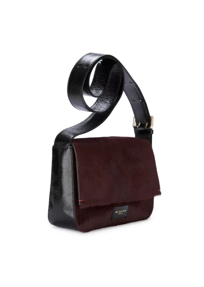 MY BEST BAG | BORSA TRACOLLA SIRMA CAVALLINO BORDEAUX Consegna Veloce