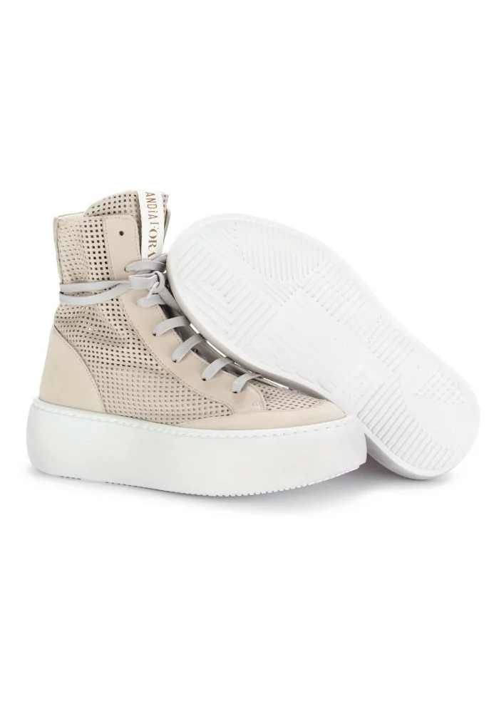 ANDIA FORA | STIVALI EILON SQ PELLE BEIGE Nuova