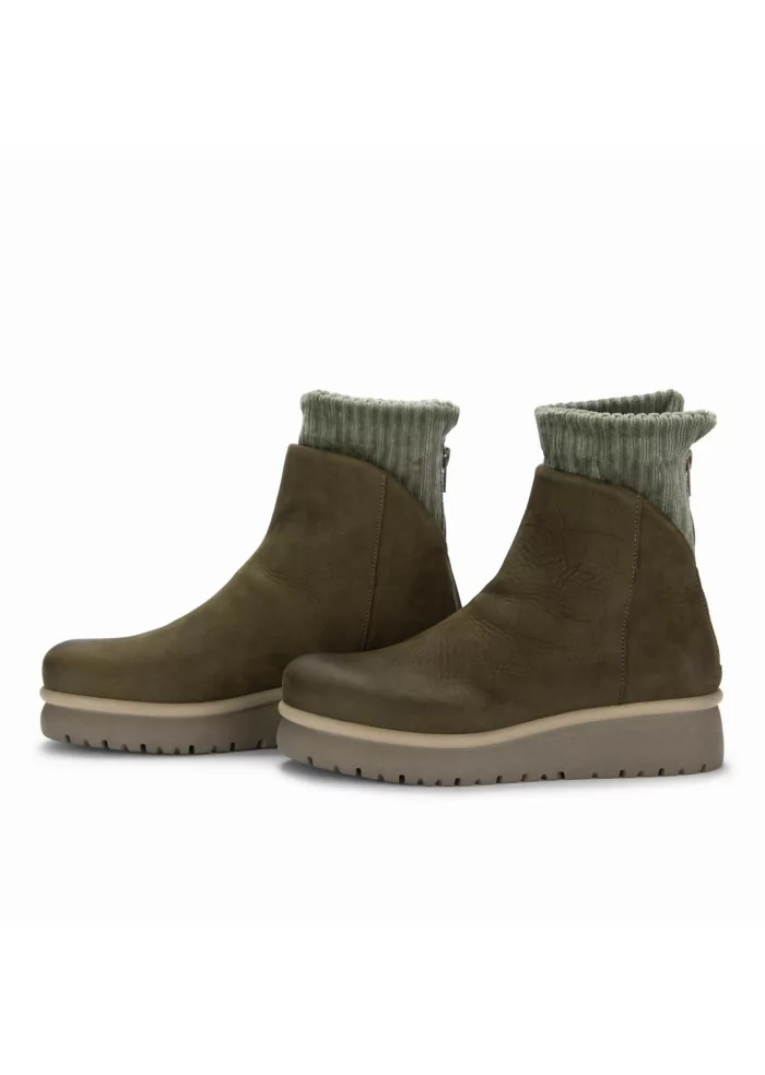 PATRIZIA BONFANTI | TRONCHETTI YAYA PELLE VERDE MILITARE Pezzi Unici