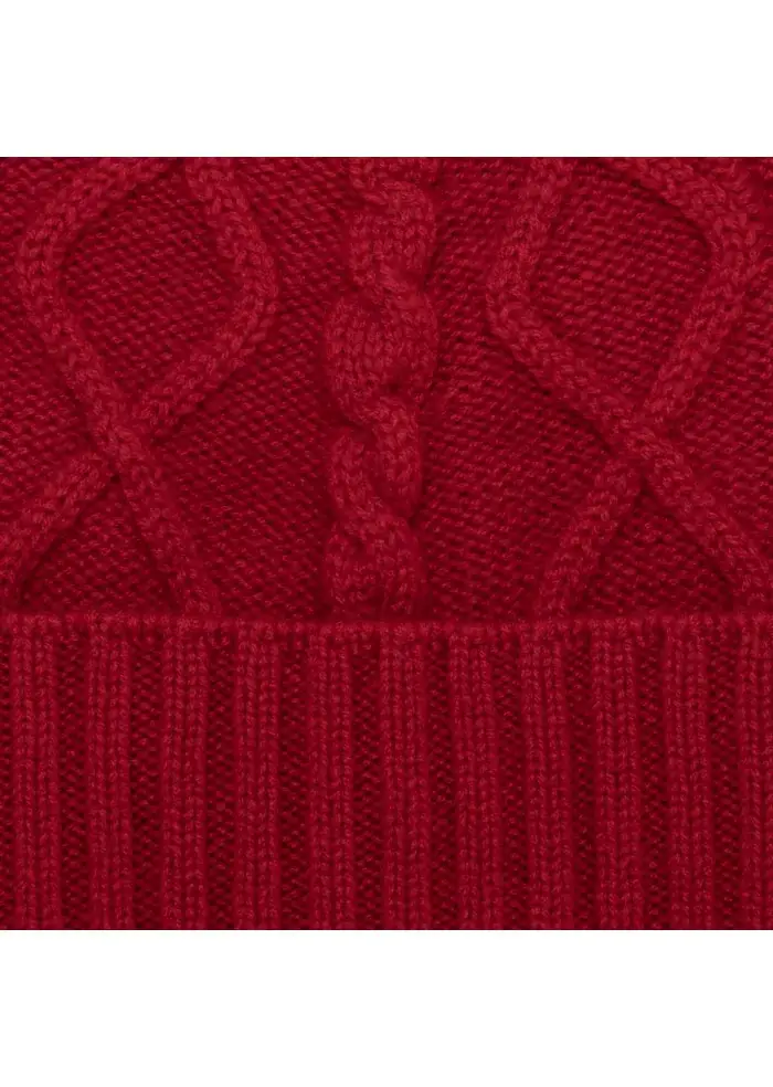 RIVIERA CASHMERE | BERRETTO WAFFLE ROSSO Offerta Giorno del Papà