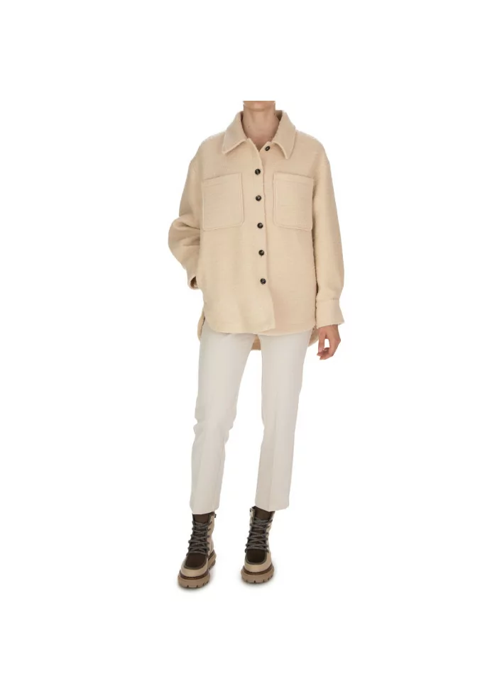 KARTIKA | PANTALONI JOGGING BIANCO PANNA Novità