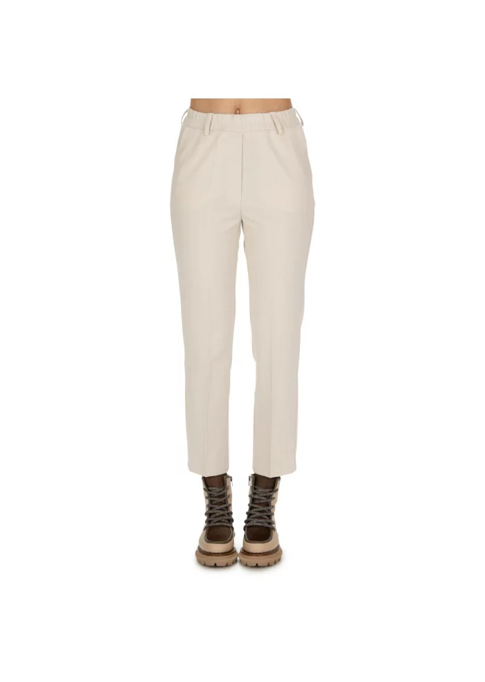 KARTIKA | PANTALONI JOGGING BIANCO PANNA Novità