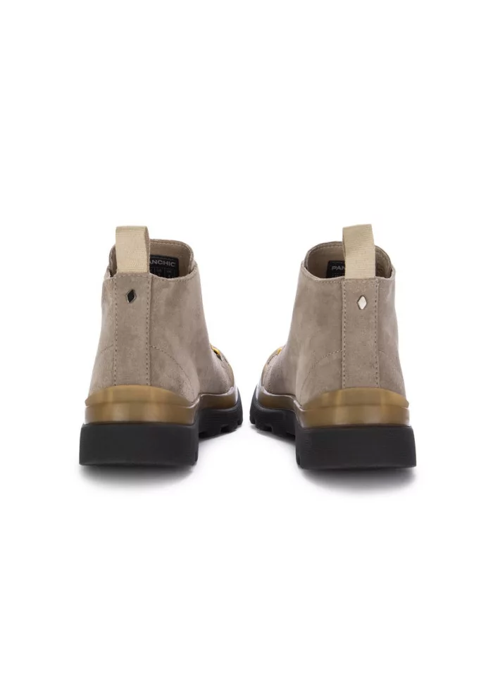 PANCHIC | STIVALETTI ALLACCIATI CAMOSCIO GRIGIO CHIARO Online Outlet