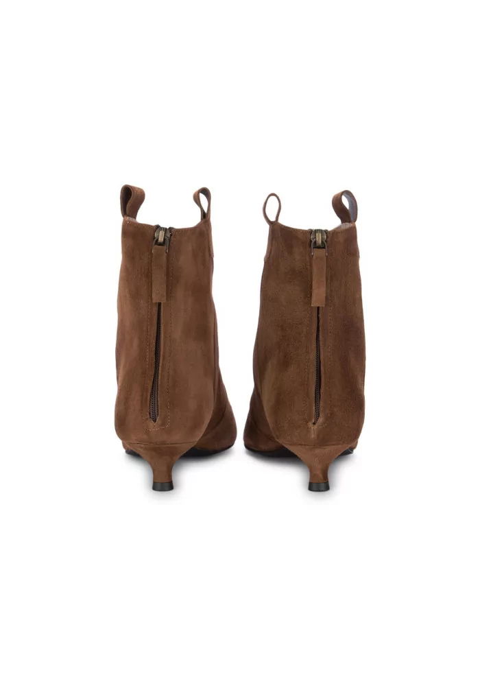 POSITANO IN LOVE | TRONCHETTI CON TACCO CAMOSCIO MARRONE Offerte speciali