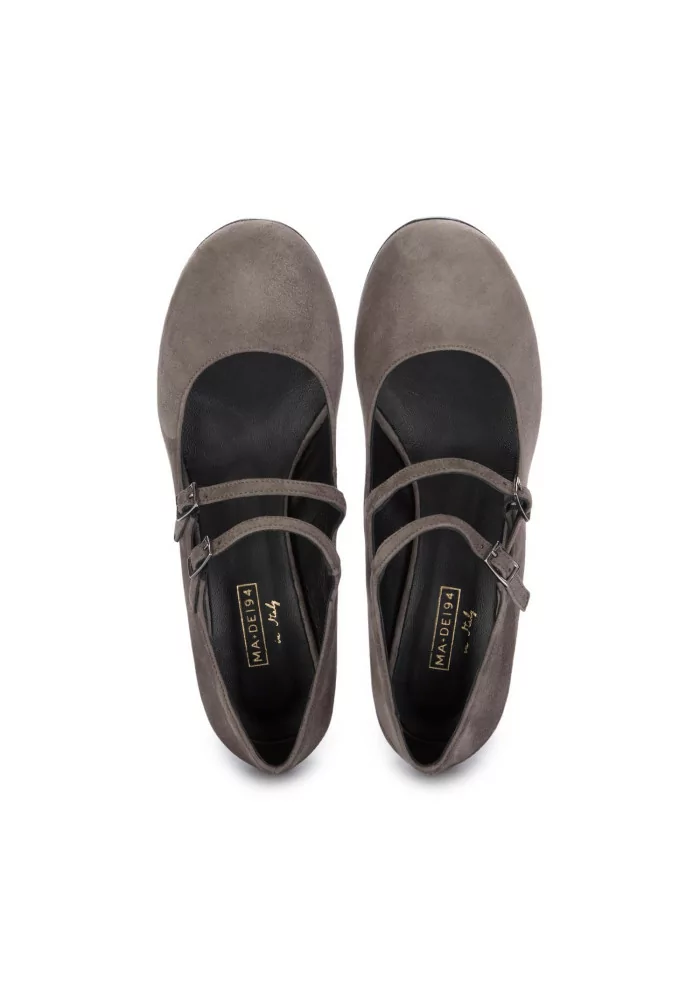 MA+DE 94 | SCARPE TACCO CAMOSCIO GRIGIO Negozio