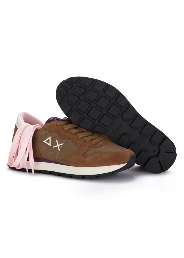 SUN68 | SNEAKERS ALLY SOLID NYLON MARRONE In Saldo