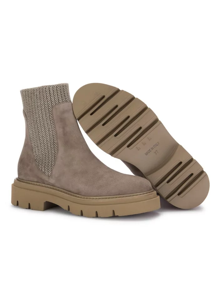 LUCA GROSSI | CHELSEA CAMOSCIO TAUPE Moda