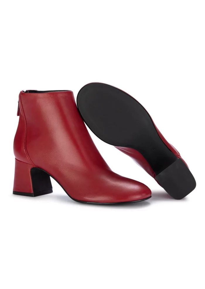 MA+DE 94 | STIVALETTI TACCO NAPPA ROSSO Vendita