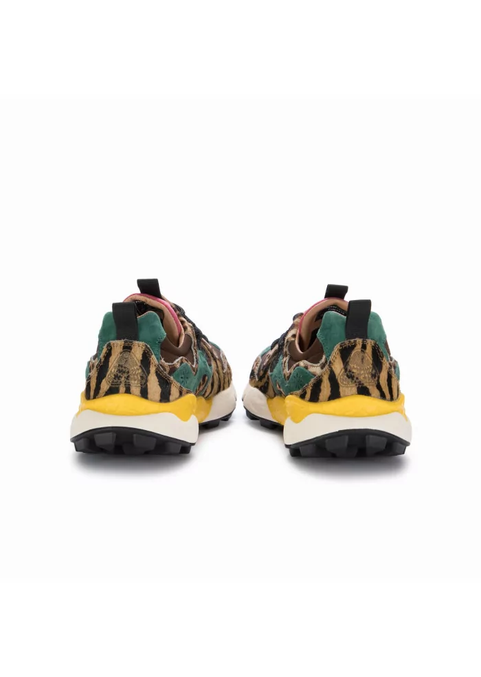 FLOWER MOUNTAIN | SNEAKERS YAMANO 3 PONY HAIR MARRONE MULTICOLORE Pezzi Unici