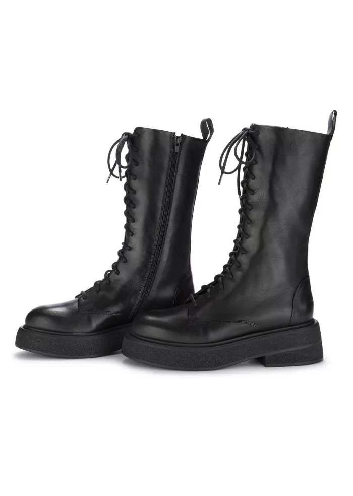 MANOVIA 52 | STIVALI ALLACCIATI BUEWAX NERO Soddisfazione Garantita