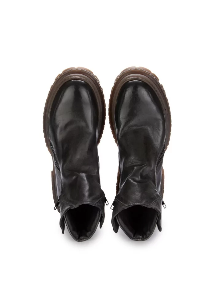 PAWELK'S | STIVALETTI CRUST ZIP MARRONE FANGO Acquista Ora