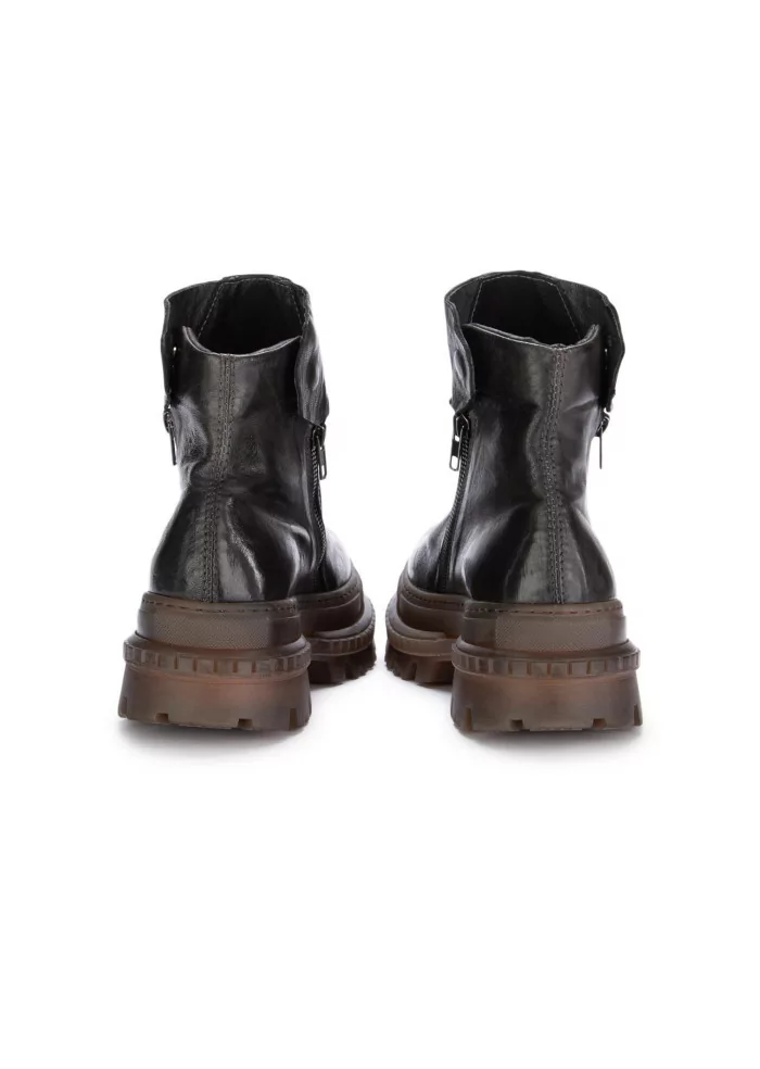 PAWELK'S | STIVALETTI CRUST ZIP MARRONE FANGO Acquista Ora